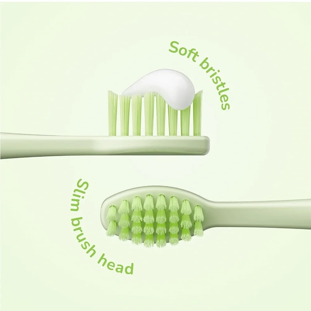 New Ordo -Squishmallow Sonic Kids Battery Toothbrush - Green Rutabaga